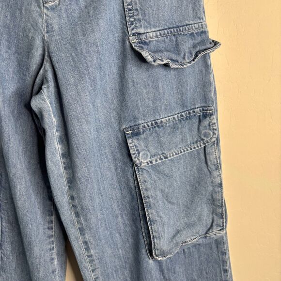 FRAME Relaxed Straight Cargo Jeans - Picture 5 of 7